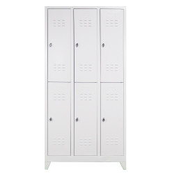 EKONOMİK ALTILI ÇELİK PERSONEL SOYUNMA DOLABI